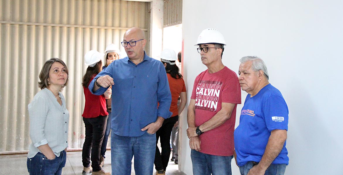 Avançam as obras de modernização da Escola SENAI em Rio Branco