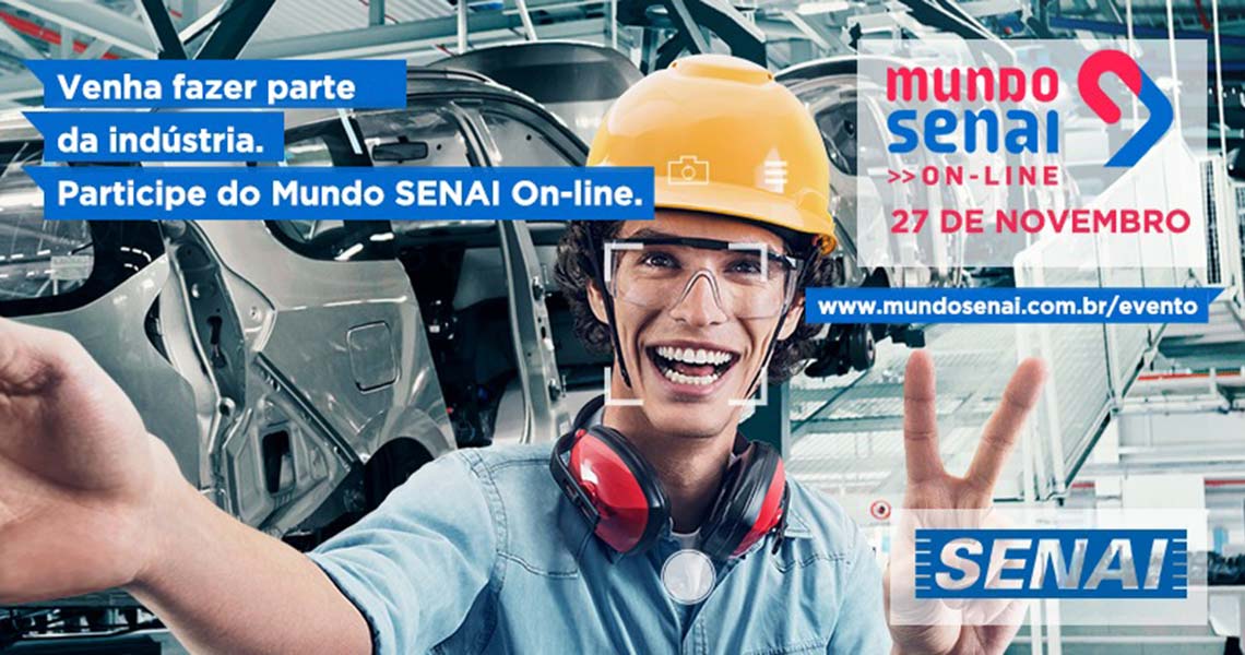 Mundo SENAI On-line 2020: Acre terá vasta programação nesta sexta, dia 27 