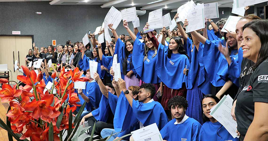 SENAI/AC forma primeiras turmas do Novo Ensino Médio em curso técnico