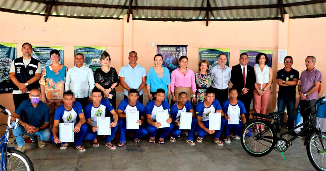 SENAI/AC certifica adolescentes que cumprem medidas socioeducativas em curso de mecânico de bicicleta