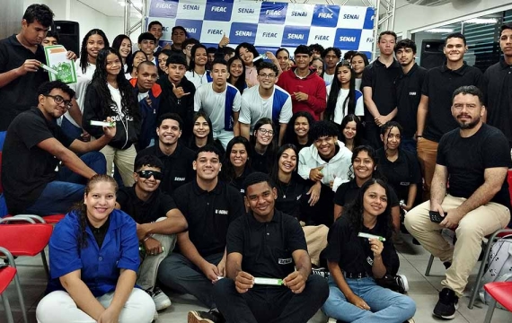 Alunos do curso técnico do SENAI participam de Workshop para celebrar o Abril Verde